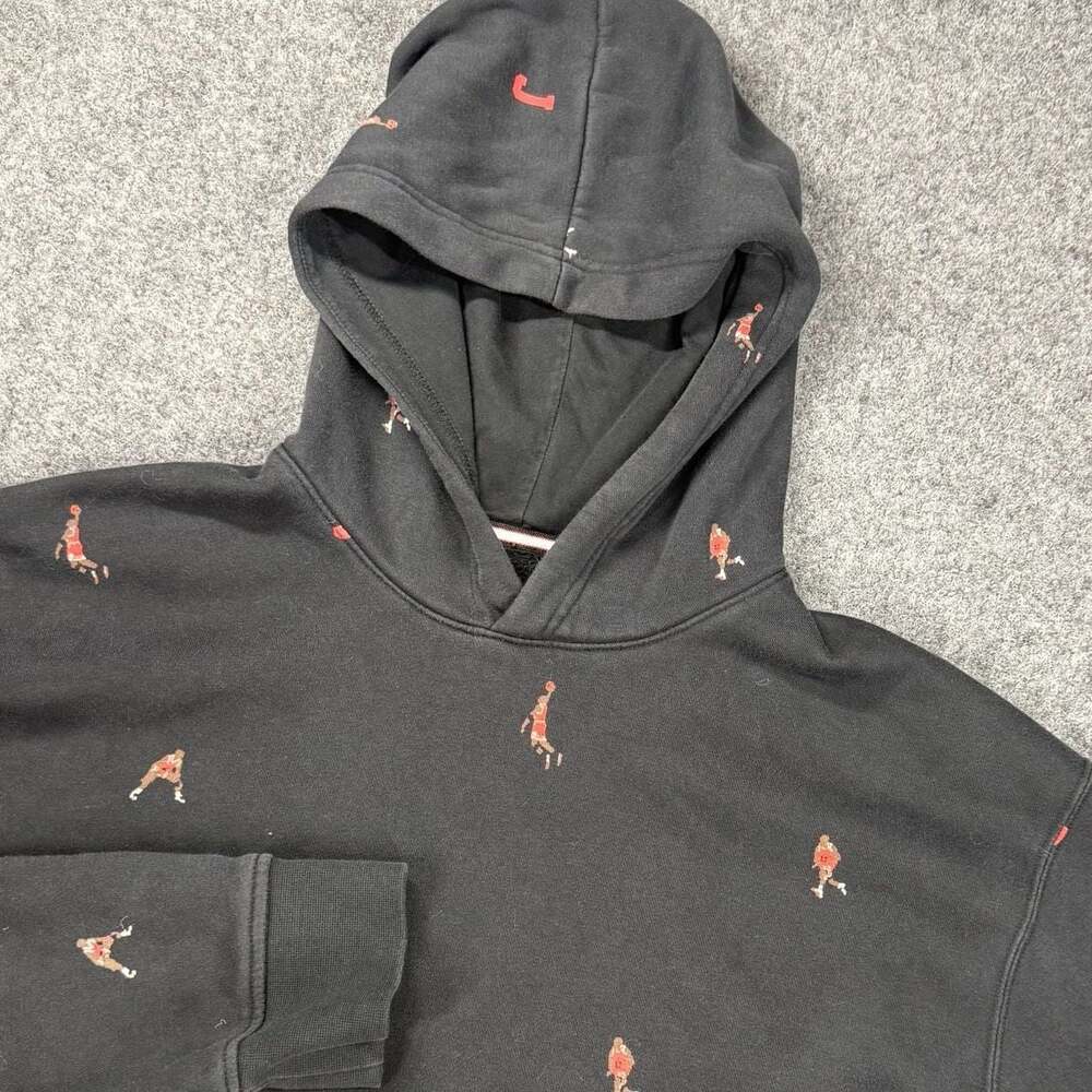 Jordan Essentials Statement All-Over Print Graphic Pullover Hoodie